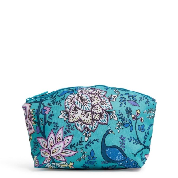 Vera Bradley Lighten Up Large Traveler Duffel and cosmetic bag Peacock Garden - Picture 13 of 16